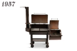 Workhorse Pits 1957 With Upper Rack & Cowboy Firebox -Kitchen Grill Shop 1957 Front Open