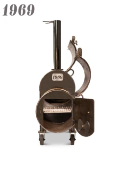 Workhorse Pits 1969 With Upper Rack And Cowboy Firebox 8 Workhorse Pits 1969 With Upper Rack And Cowboy Firebox -Kitchen Grill Shop 1969 Side Open