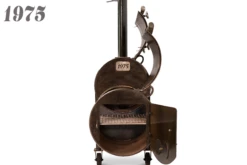 Workhorse Pits 1975 With Upper Rack And Cowboy Firebox -Kitchen Grill Shop 1975 Side Open