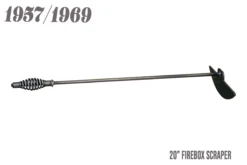 Workhorse Pits 20" Firebox Scraper -Kitchen Grill Shop 20inFireboxScraperRIGHT ClearCoat