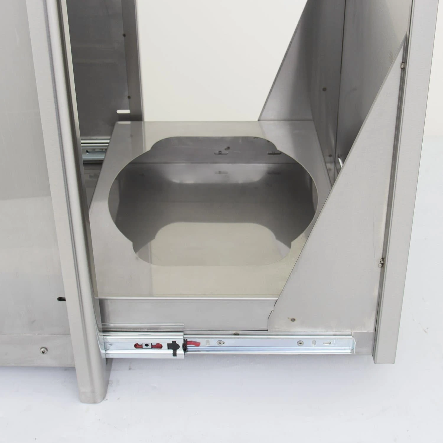 Blaze 20" Stainless Steel Roll-Out Trash / Propane Tank Drawer Blaze 20" Stainless Steel Roll-Out Trash / Propane Tank Drawer -Kitchen Grill Shop 24