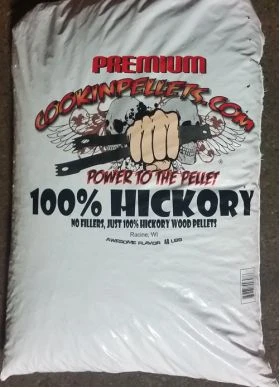 Cookin' Pellets 100% Hickory - 40lb Cookin' Pellets 100% Hickory - 40lb -Kitchen Grill Shop 40 lbs Hickory