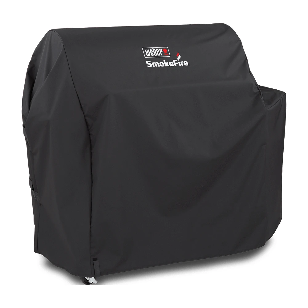 Weber SmokeFire EX6 36" Premium Polyester Pellet Grill Cover Weber SmokeFire EX6 36" Premium Polyester Pellet Grill Cover -Kitchen Grill Shop 7191 7193C REV 1