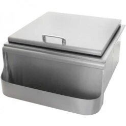 PCM 260 Series 18" Slide-In Ice Bin Cooler W/ Speed Rail & Condiment Holder