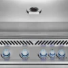 Napoleon Built-In 700 Series 32" Gas Grill W/ Infrared Rear Burner -Kitchen Grill Shop BIG32RB Grillhead Str Closed KnobsOn Lit 800px