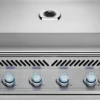 Napoleon Built-In 700 Series 44" Gas Grill W/ Dual Infrared Rear Burner -Kitchen Grill Shop BIG44RB Grillhead Str Closed KnobsOn Lit 800px