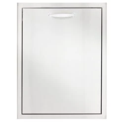 Blaze 20" Roll-Out Stainless Steel Double Trash / Recycling Bin