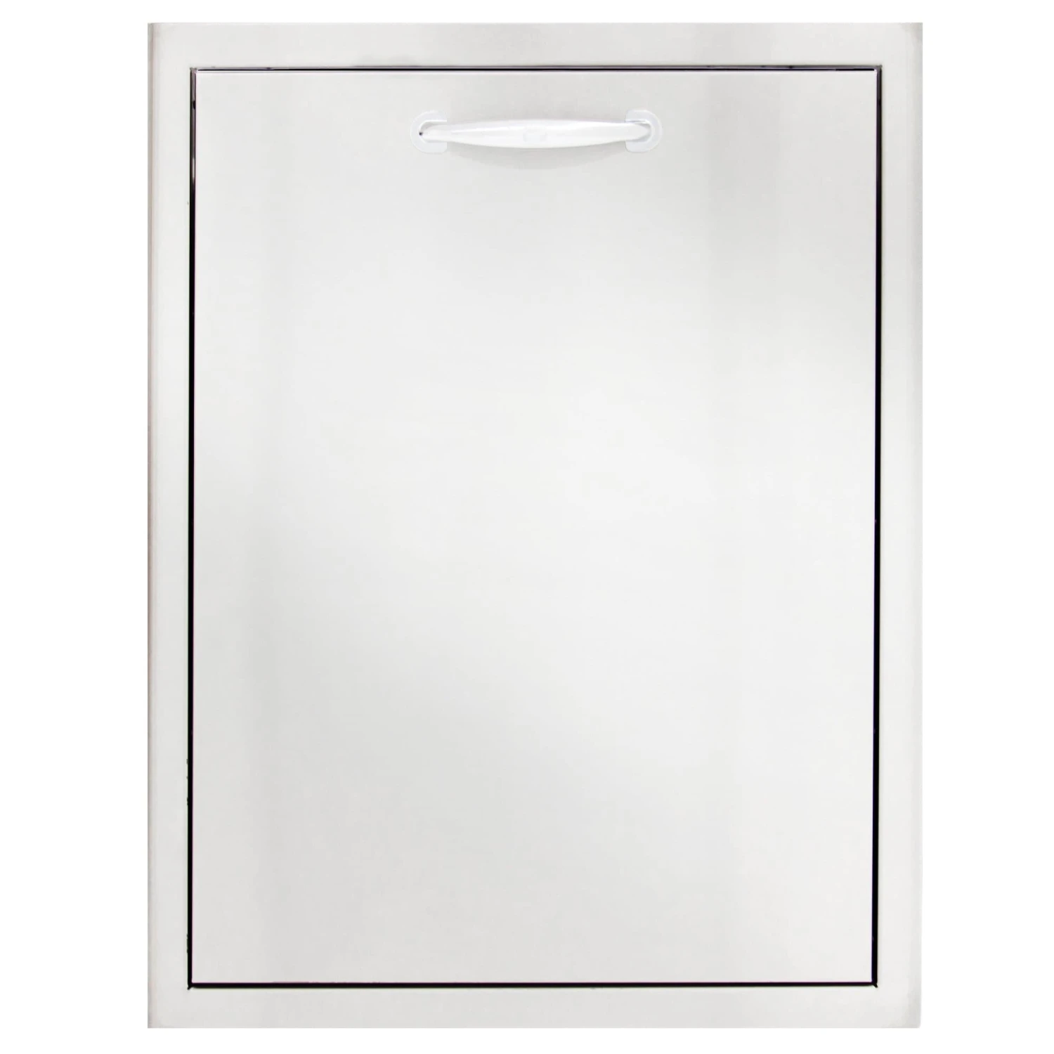 Blaze 20" Roll-Out Stainless Steel Double Trash / Recycling Bin Blaze 20" Roll-Out Stainless Steel Double Trash / Recycling Bin -Kitchen Grill Shop Blaze Recepticial Drawer 01