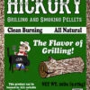 Papa's Pellets 20lb 100% Hickory -Kitchen Grill Shop Graphic Common Hickory 102218