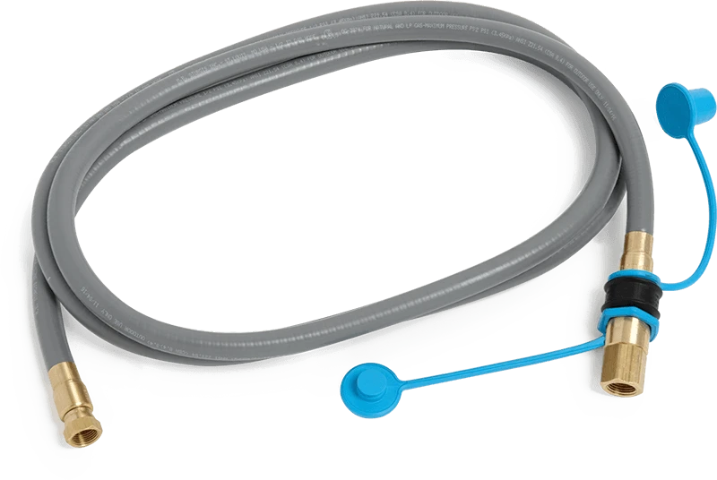 Napoleon 10' Natural Gas Hose with 3/8" Quick Connect Napoleon 10' Natural Gas Hose With 3/8" Quick Connect -Kitchen Grill Shop Kit 19 S85003