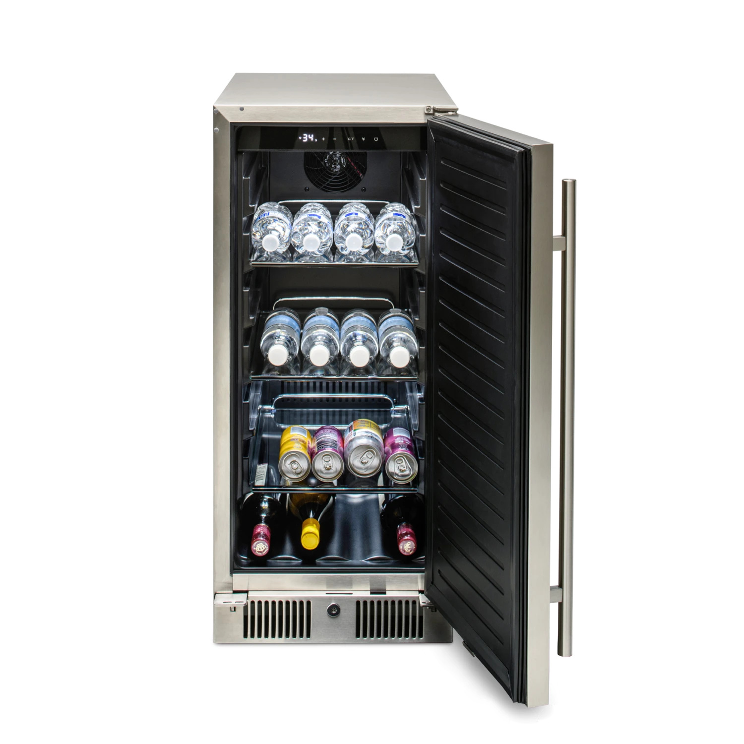 Blaze 15" Outdoor Refrigerator 3.2 CF Blaze 15" Outdoor Refrigerator 3.2 CF -Kitchen Grill Shop Narrow front dooropen drinks trans