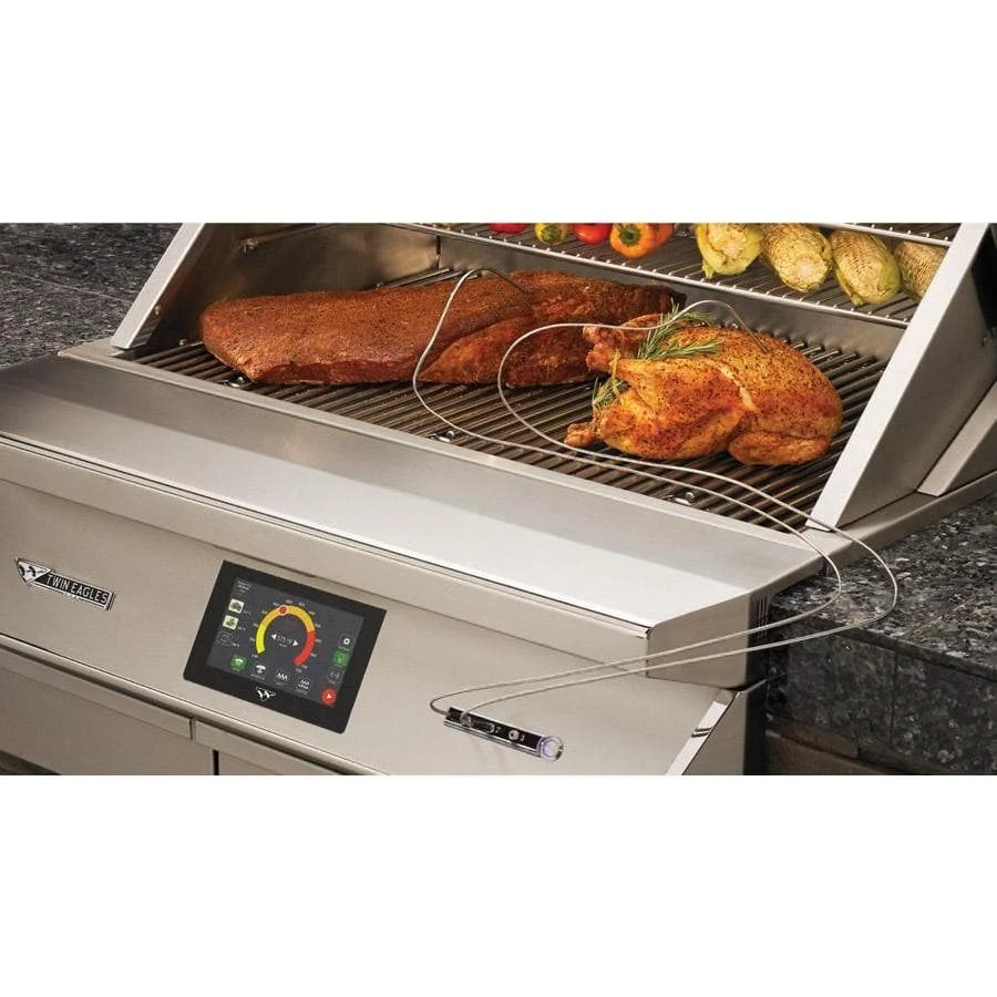 Twin Eagles 36" Built-In Wood Fired Pellet Grill and Smoker Twin Eagles 36" Built-In Wood Fired Pellet Grill And Smoker -Kitchen Grill Shop Pellet TempProbes 1