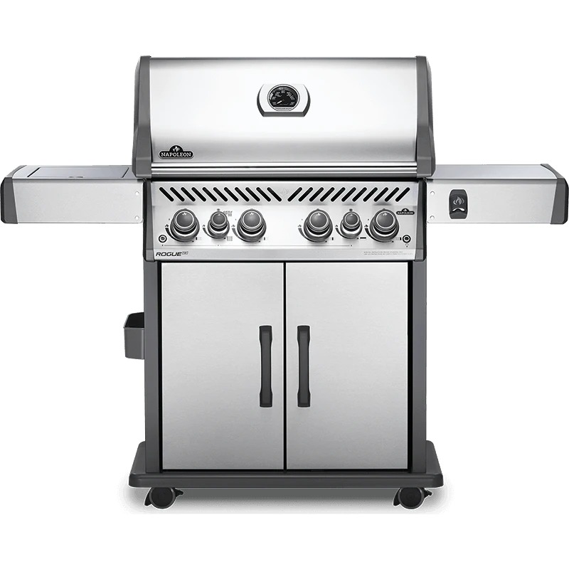 Napoleon Rogue® SE 525 RSIB Infrared Side & Rear Burners Napoleon Rogue® SE 525 RSIB Infrared Side & Rear Burners -Kitchen Grill Shop Rogue RSE525RSIB 1 Prod Str SS KnobsOn