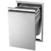 Twin Eagles 18" Double Tall Trash Drawer, (2 Trash Cans Incl) 1 Twin Eagles 18" Double Tall Trash Drawer, (2 Trash Cans Incl) -Kitchen Grill Shop TETD182T B