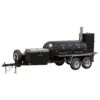 Meadow Creek TS-500 Trailer Offset Smoker -Kitchen Grill Shop TS500 BBQ42 Stainless Steel Lid