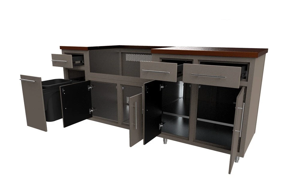 Challenger Designs Coastal 80.875 WGDDDD Challenger Designs Coastal 80.875 WGDDDD -Kitchen Grill Shop cd kitchen coastal 80.875 wgdddd open