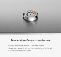 DCS 30"Series 7 Traditional Built-In Gas Grill With Rotisserie -Kitchen Grill Shop dcs temp gauge 3