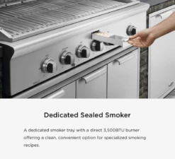 DCS Series 7 Traditional 48-Inch Built-In Gas Grill With Rotisserie -Kitchen Grill Shop dcs48 smoker 1