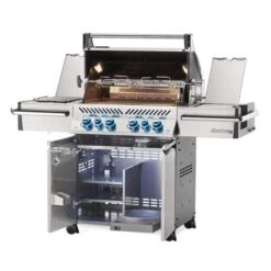 Napoleon Prestige PRO 500 Gas Grill With Infrared Rear And Side Burners And Rotisserie Kit -Kitchen Grill Shop napoleon grills p500 open 2