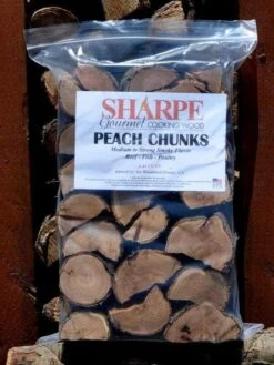 Peach Chunks - Sharpe Gourmet Cooking Wood Bag
