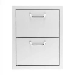 PCM 260 Series 16" Stainless Steel Double Access Drawer