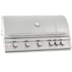 Blaze Premium LTE 40" 5-Burner Built-In Gas Grill With Rear Infrared Burner & Grill Lights