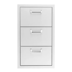 PCM 260 Series 16" Stainless Steel Triple Access Drawer