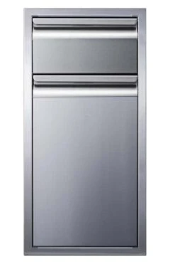 Memphis Grills 15" Single Access Drawer With Trash Bin And Soft Close